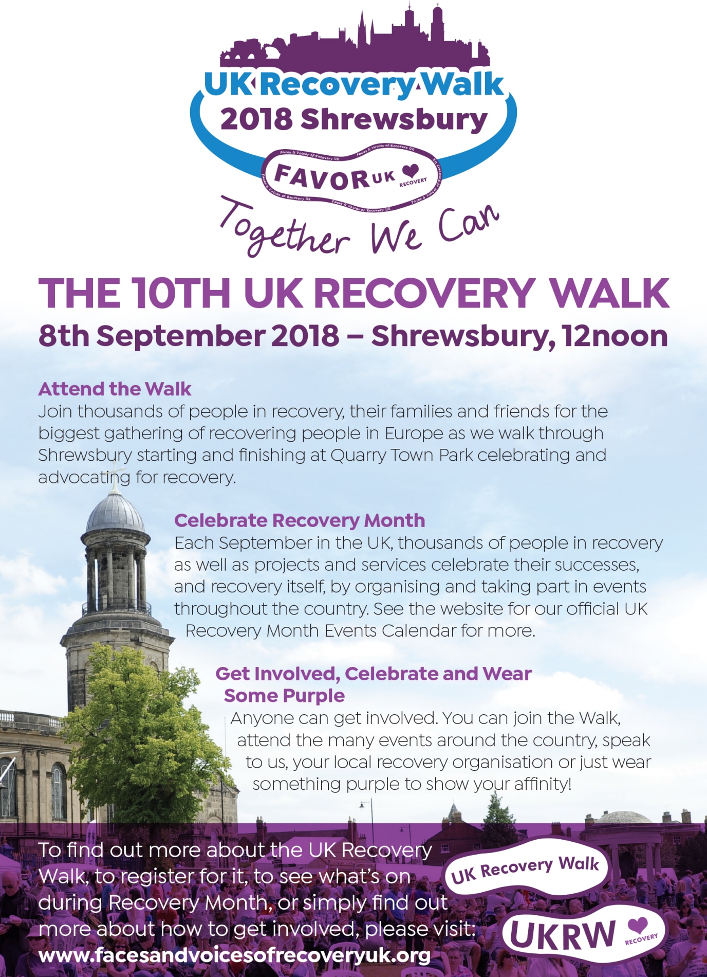 UK Recovery Walk Planning Update February 2018