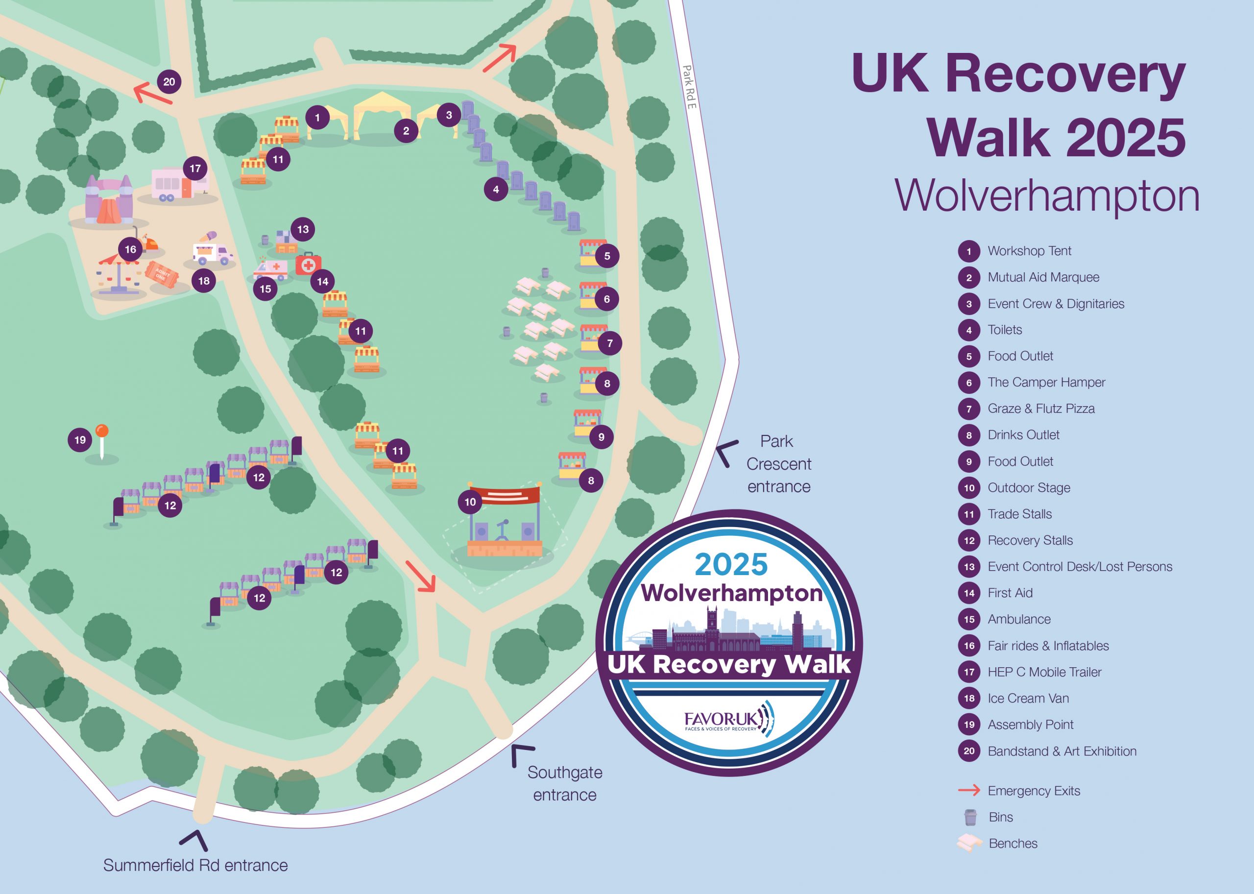 UK Recovery Walk 2025 Wolverhampton v2